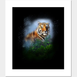 Tiger forest Posters and Art